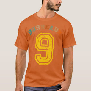 Lustiges Joe Burreaux 9 Fan Gear Fußball T-Shirt