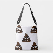 lustiges kack Emoji Crosbody-Taschenbuch Tragetaschen Mit Langen Trägern (Vorderseite)