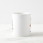 Lustiges Kaffee-Ladesystem Online Meme Tasse (Mittel)