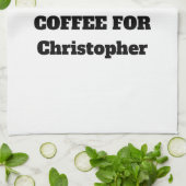 Lustiges Kaffee-Snob-Benutzername Helle Sarkastisc Geschirrtuch (Gefaltet)