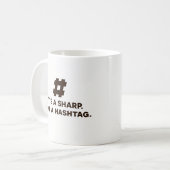 Lustiges Kaffee-Tassen-Geschenk - es ist ein Kaffeetasse (Vorderseite Links)