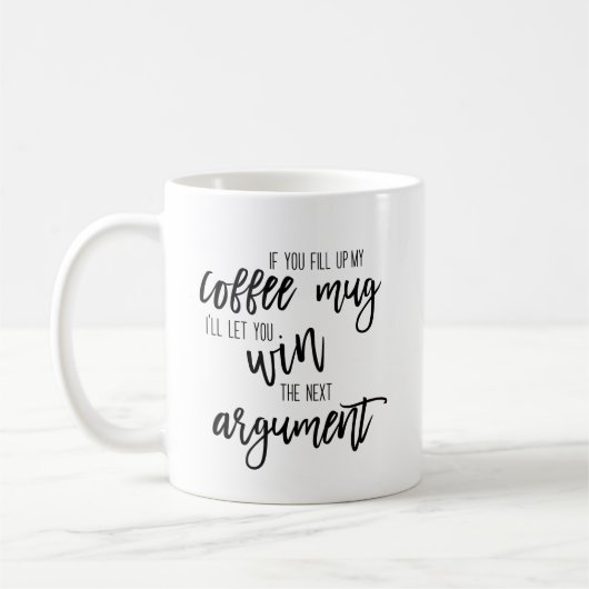 Lustiges Kaffee-Tassen-Geschenk Kaffeetasse (Links)
