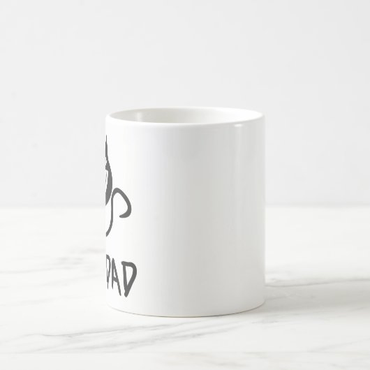 Lustiges Kaffee-Tassen-Geschenk - Katzen-Vater - Kaffeetasse (Mittel)