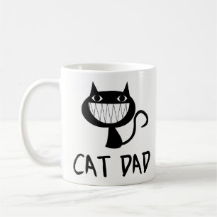Lustiges Kaffee-Tassen-Geschenk - Katzen-Vater - Kaffeetasse