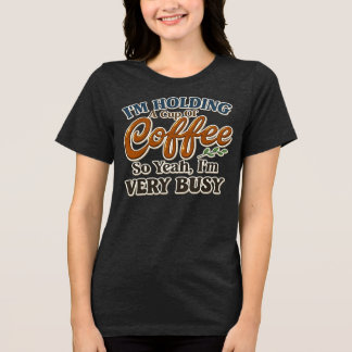 Lustiges Kaffeebus-Shirt für Frauen Tri-Blend Shirt
