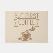lustiges Kaffeekonzept Fußmatte (Vorderseite)