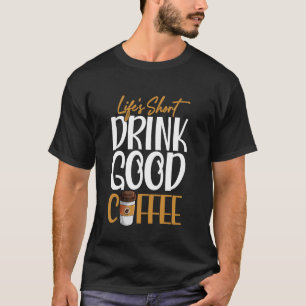 Lustiges Kaffeeliebhaber-Design für Kaffeinsüchtig T-Shirt