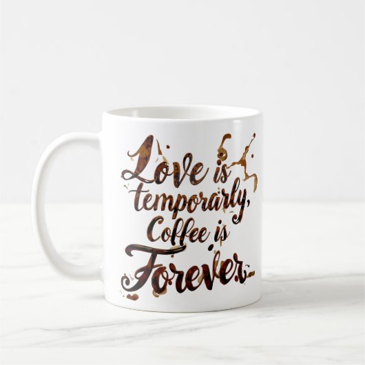 Lustiges Kaffeepaar Valentinstag Geschenk Kaffeetasse (Links)