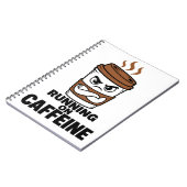 Lustiges Kaffeetagebuch für Kaffeetrinker Notizblock (Linke Seite)