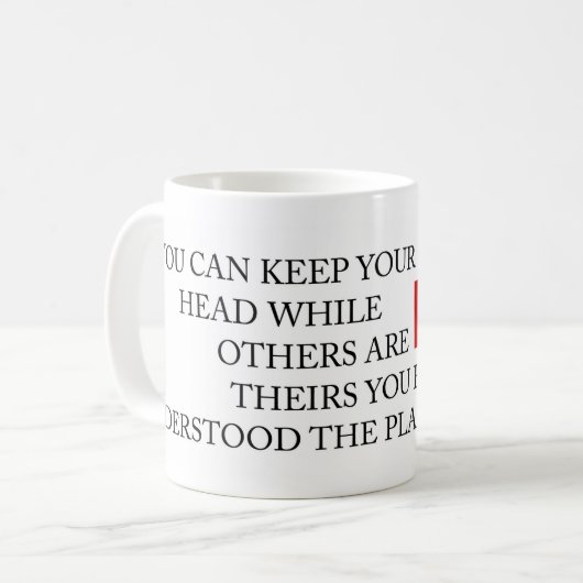 Lustiges Kaffeetasse (Vorderseite Links)