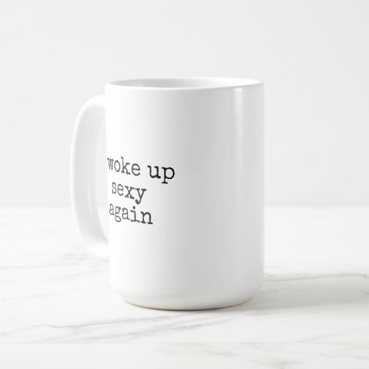 Lustiges Kaffeetassengeschenk für Sie, Ihn oder be Kaffeetasse (Vorderseite Links)