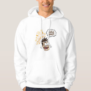 Lustiges Kaffeetüchtiger Energetisches Cartoon Hoo Hoodie