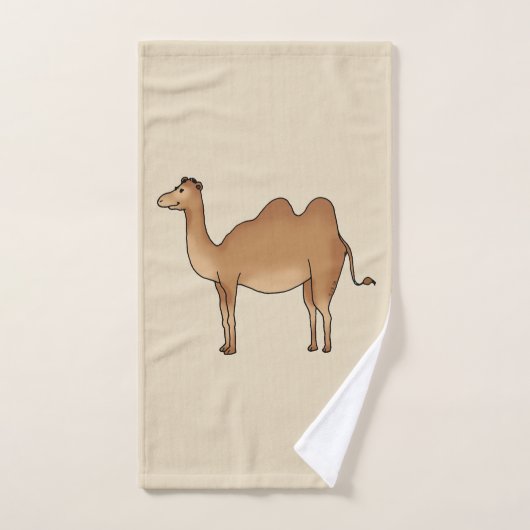 lustiges Kamel Badhandtuch Set (Handtuch)