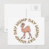 lustiges Kamel Postkarte (Vorne/Hinten)
