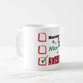 Lustiges Kampfkunst-Weihnachten Kaffeetasse (Vorderseite Links)