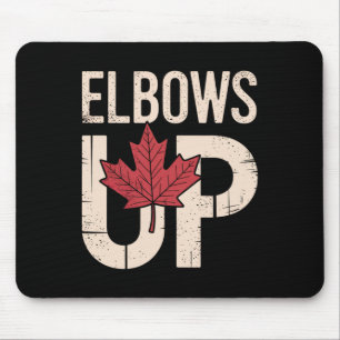 Lustiges Kanada-Meme Ellbogen hoch (1) Mousepad