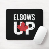 Lustiges Kanada-Meme reckt die Ellenbogen hoch Mousepad (Mit Mouse)