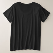 Lustiges Känguru Große Größe T-Shirt (Design Rückseite)