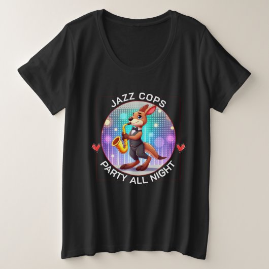 Lustiges Känguru Große Größe T-Shirt (Design vorne)