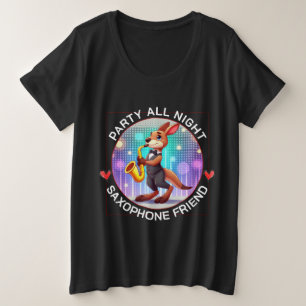 Lustiges Känguru Große Größe T-Shirt