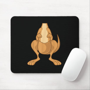 Lustiges Känguru-Kostüm Lustiges Halloween Einfach Mousepad