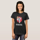 Lustiges Karate Faultier T-Shirt (Vorne ganz)