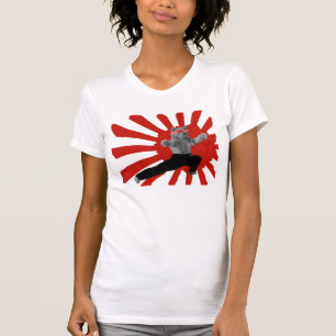 lustiges Karate Kätzchen T-Shirt