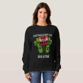 Lustiges Karnivoren-Sweatshirt Sweatshirt (Vorne ganz)