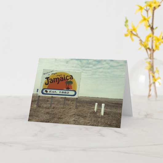 Lustiges Karte (Gelbe Blume)