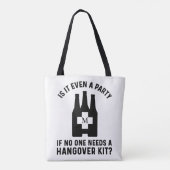 Lustiges Kater-Kit monogrammiert  Tasche (Rückseite)