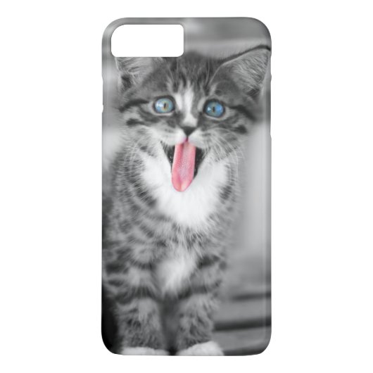 Lustiges Kätzchen Case-Mate iPhone Hülle (Rückseite)