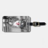 Lustiges Kätzchen Gepäckanhänger (Vorderseite horizontal)