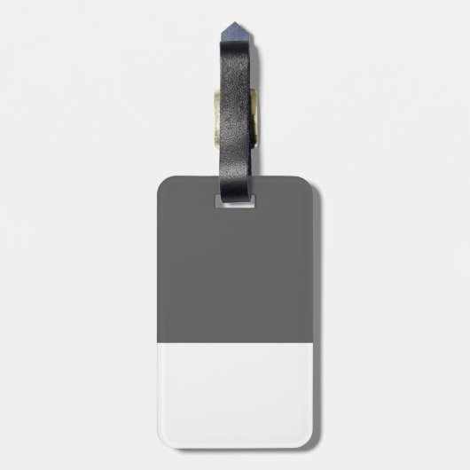 Lustiges Kätzchen Gepäckanhänger (Rückseite vertikal)