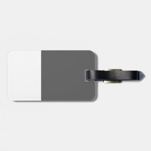 Lustiges Kätzchen Gepäckanhänger (Rückseite horizontal)