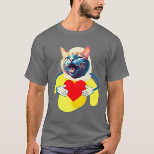 Lustiges Katzen-Bananen-Meme für Katzenliebhaber J T-Shirt