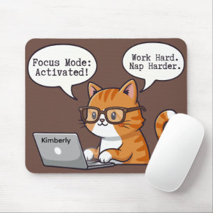 Lustiges Katzen-Design-Mauspad mit individuellem N Mousepad