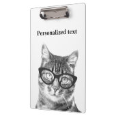 Lustiges Katzen-Fotoklemmbrett für Haustierdoktor Klemmbrett (Links)