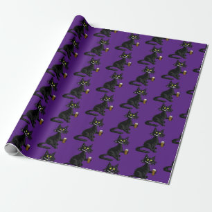 Lustiges Katzen-Geschenkpapier Geschenkpapier