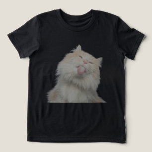 Lustiges Katzen-Kinder-T-Shirt mit individuellem H Tri-Blend Shirt
