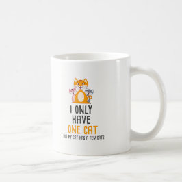 Lustiges Katzen-Liebhaber-Geschenk - ich habe nur Kaffeetasse
