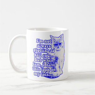 Lustiges Katzen-Meme für Katzenbesitzer und Katzen Kaffeetasse
