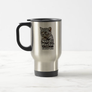 Lustiges Katzen-Meme für Katzenbesitzer und Katzen Reisebecher
