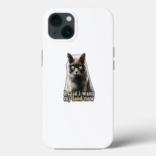 Lustiges Katzen-Meme für Katzenliebhaber und Katze iPhone 13 Hülle