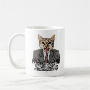 Lustiges Katzen-Meme für Katzenliebhaber und Katze Kaffeetasse