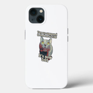 Lustiges Katzen-Meme für Katzenmenschen und Katzen iPhone 13 Hülle