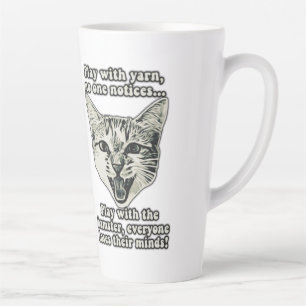 Lustiges Katzen-Meme für Katzenmenschen und Katzen Milchtasse