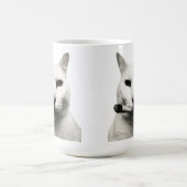 Lustiges Katzen-Meme rauchende Katze Zigarette Kaffeetasse (Mittel)