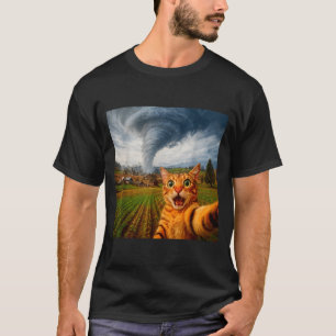 Lustiges Katzen-Selfie-Meme Tornado T-Shirt