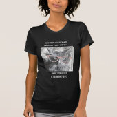 Lustiges Katzen-Shirt, glückliche Leute tragen T-Shirt (Vorderseite)