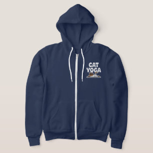 lustiges Katzen-Yoga Hoodie